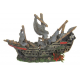 Декорация пластиковая PRIME Затонувший парусник малый 25x10.5x17 см