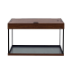 Аквариум AquaPlus LUX П120 (800х350х490-6), 115 л. прямоугольный со светильником LUX 2х18 Вт, орех
