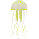 Медуза силикон Jellyfish d5 см желтая светящаяся, в тубе