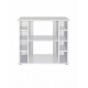 Подставка Biodesign ALTUM 135/ CRYSTAL 145 (белая) без дверок, ЛДСП 16/22 мм, 81x38x79 см, регул-мые опоры