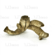 UDeco Bamboo root M - Натуральная коряга "Корень бамбука гладкий" для оформления аквариумов и террариумов, 1 шт.