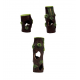 ArtUniq Mossy Stumps 3S - Декоративный набор из пластика "Пни со мхом", из 3х частей, 7,3x7,3x20 см