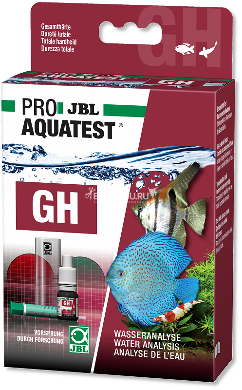 JBL ProAquaTest GH Total Hardness - Экспресс-тест для определения общей жёсткости пресной воды