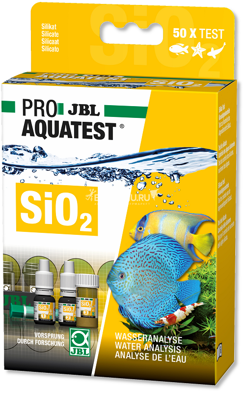 JBL ProAquaTest SiO2 Silicate - Экспресс-тест для определения содержания силикатов в пресной и морской воде, примерно на 50 измерений