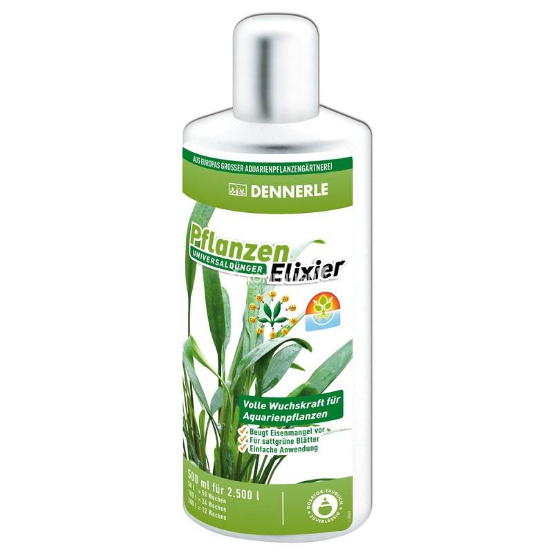 Dennerle Plant Elixir - Универсальное удобрение для всех аквариумных растений, 500 мл
