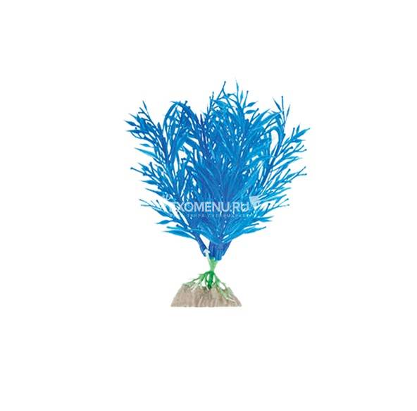 Растение флуоресцирующее GloFish синее М 15 см