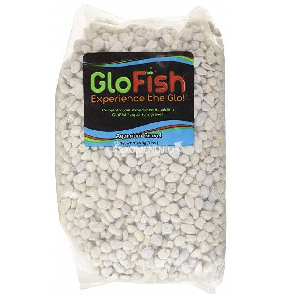 Грунт GloFish флуоресцирующий белый 2,268 кг