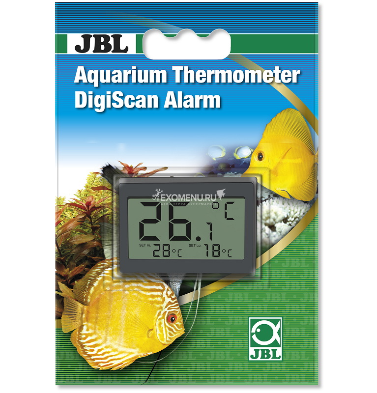JBL Aquarium Thermometer DigiScan Alarm - Цифровой аквариумный термометр с функцией сигнала