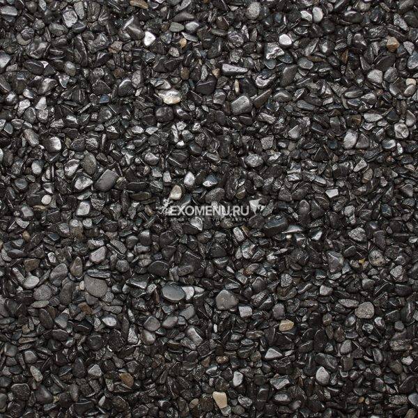 DECOTOP Superior - Натуральный черный гравий, 2-5 мм, 2.3 кг/1.5 л