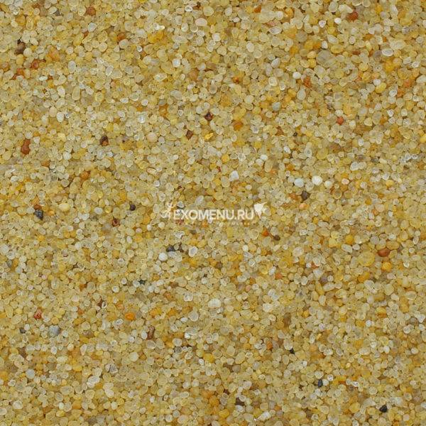 DECOTOP Atoyac - Природный чистый жёлтый песок,  1-2 мм, 15 кг/9 л