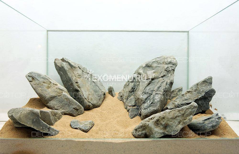 DECOTOP Parnas Box M - Набор камней для аквариумов от 20 литров, 15 кг/9 л