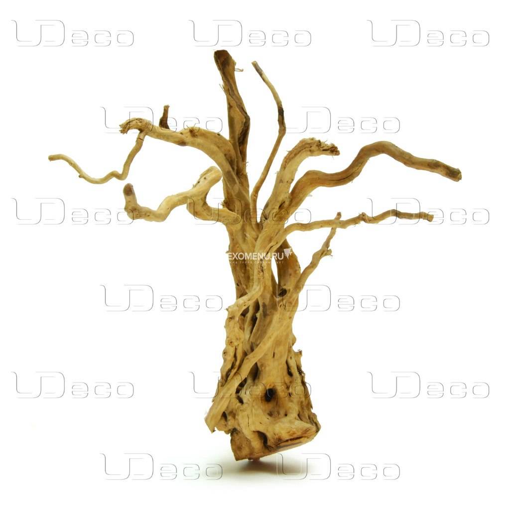UDeco Desert Driftwood XXXS - Набор для оформления аквариумов и террариумов, состоящий их нескольких натуральных 