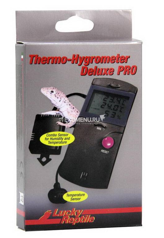 LUCKY REPTILE Термометр-гигрометр электронный 
