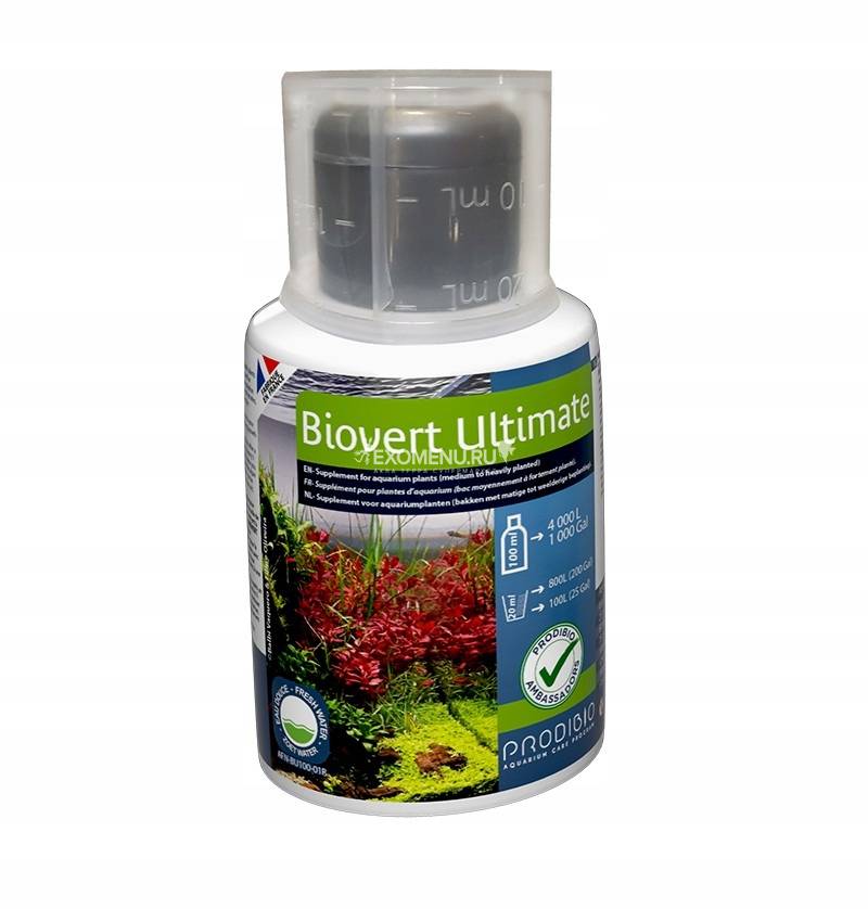 PRODIBIO BioVert Ultimate дополнительное удобрение для растений, 100мл для аквариумов до 4000л