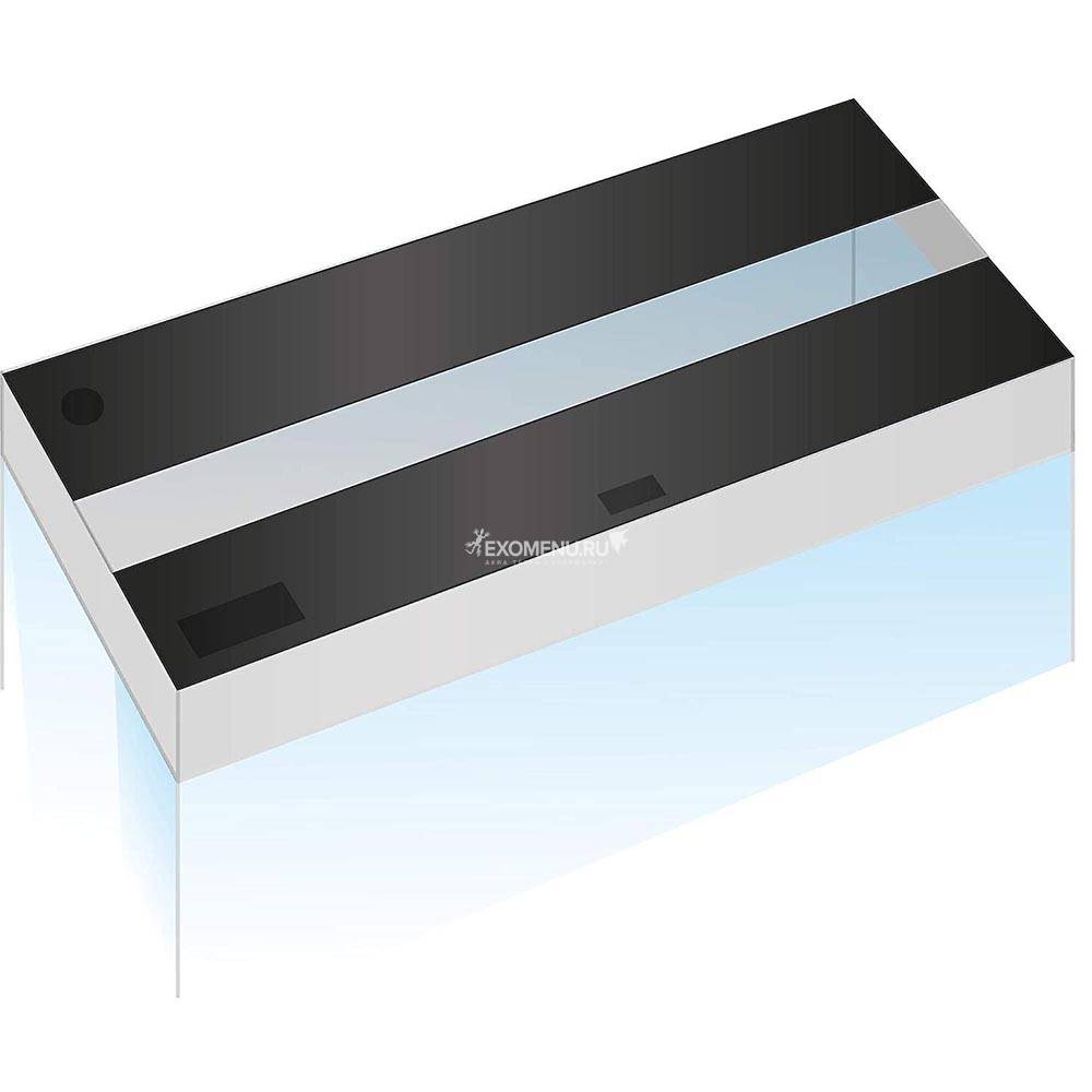 Комплект пластиковых крышек для Juwel Rio 125, 2 шт черный (93905)