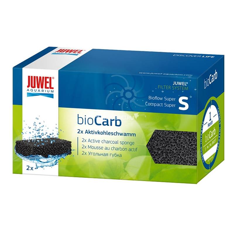 Губка угольная Bio Carb для фильтра Juwel Bioflow Super/Compact Super (88037)