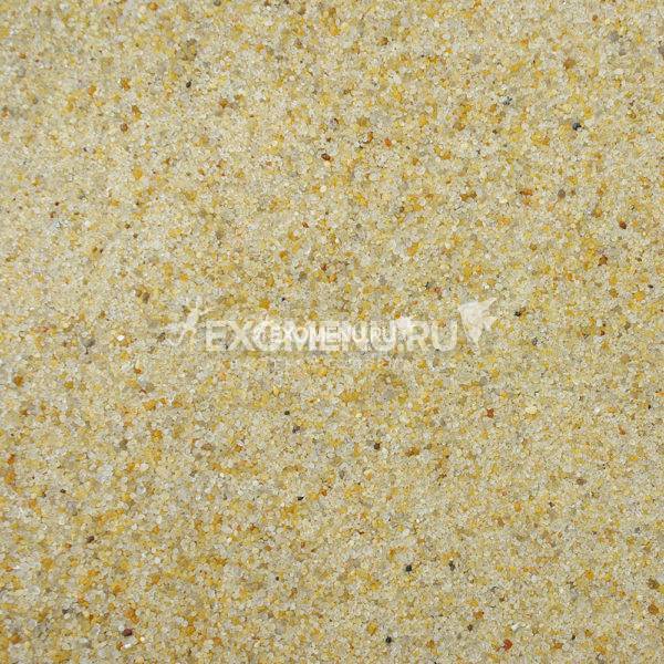 DECOTOP Atoyac - Природный чистый жёлтый песок, 0.5-1 мм, 1.5 кг/1 л