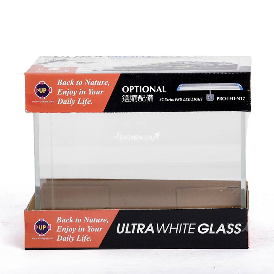 UpAqua Crystal Glass Tank Ultra White 6 литров