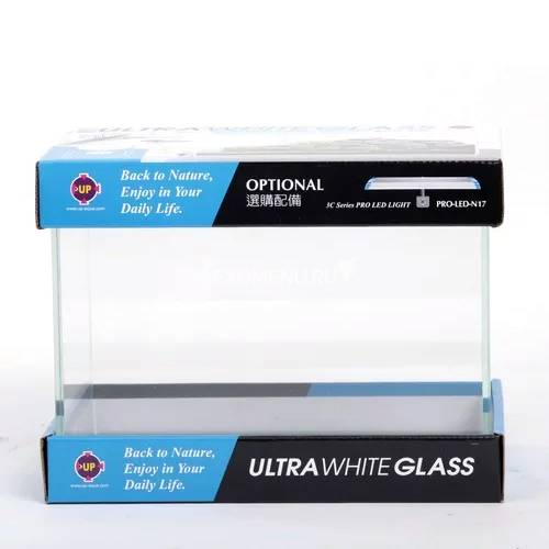 UpAqua Crystal Glass Tank Ultra White 9 литров