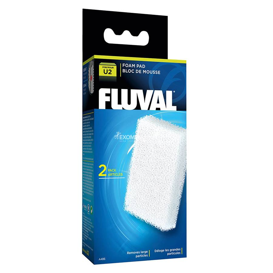 Губка для фильтра Fluval U2 (2 шт) 60х130х15мм.