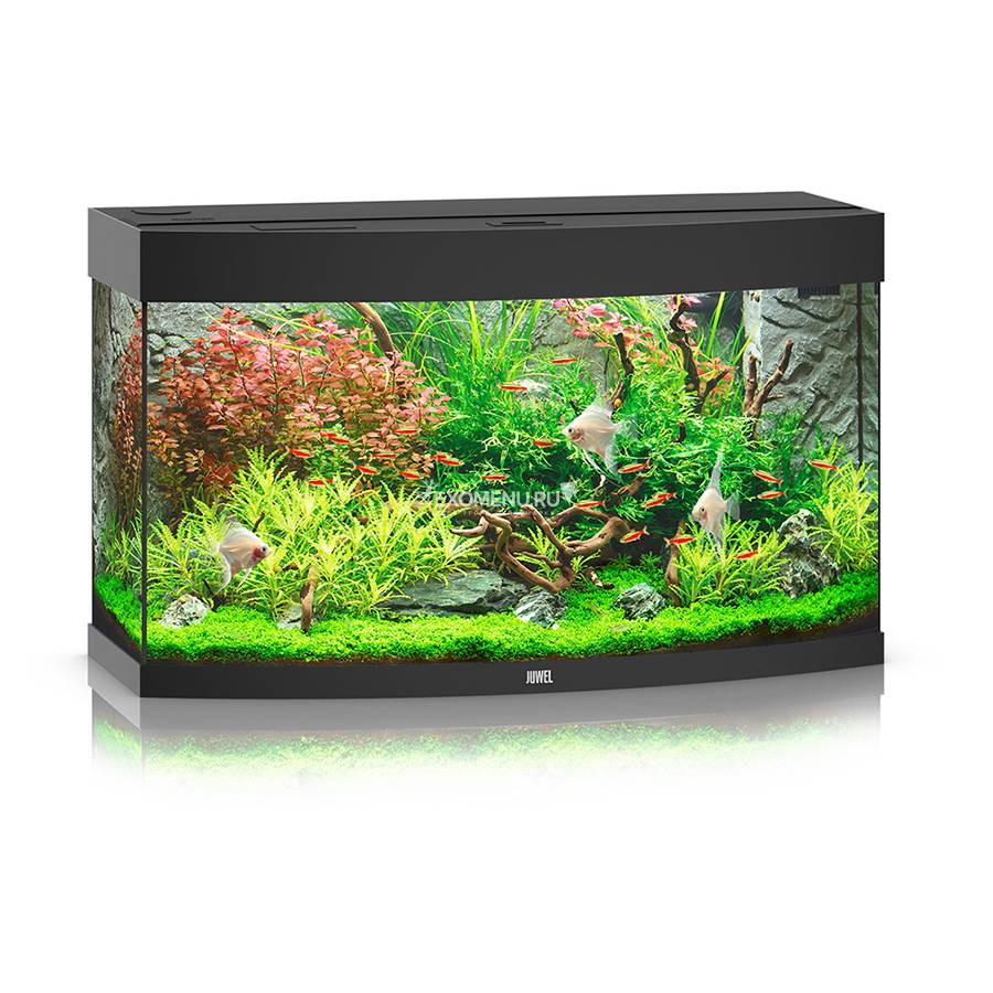 Juwel VISION 180 LED аквариум 180л черный (Black) 92х41х55см 2х19W Фильтр Bioflow M, Нагр200W, , шт