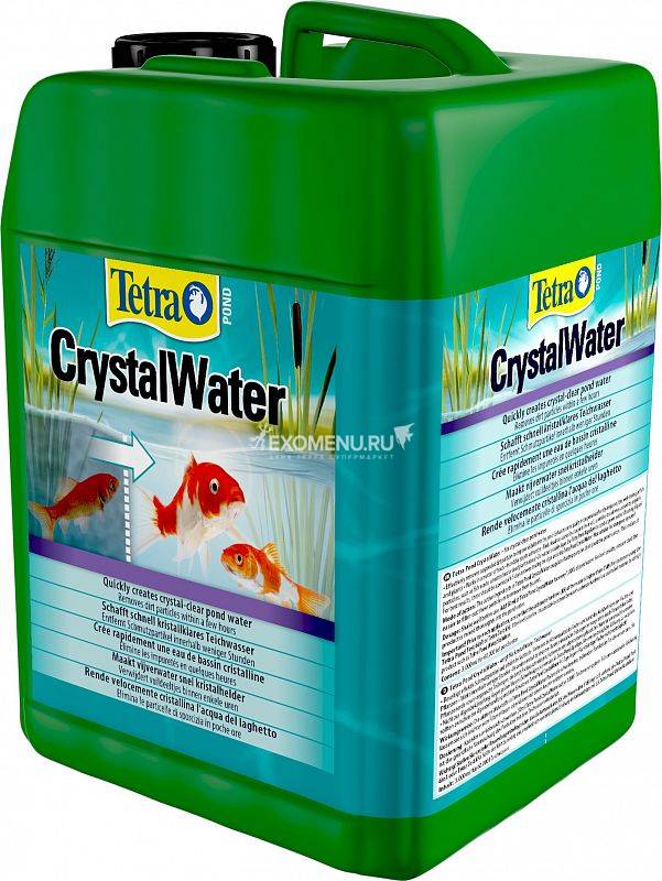 Препарат Tetra Pond CrystalWater 3л, для обеспечения прозрачности прудовой воды