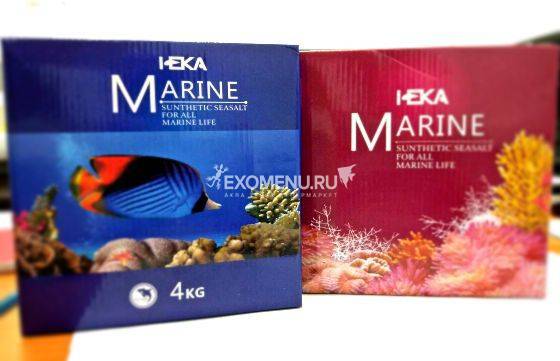 Heka Marine Ocean морская соль 4 кг картонная коробка