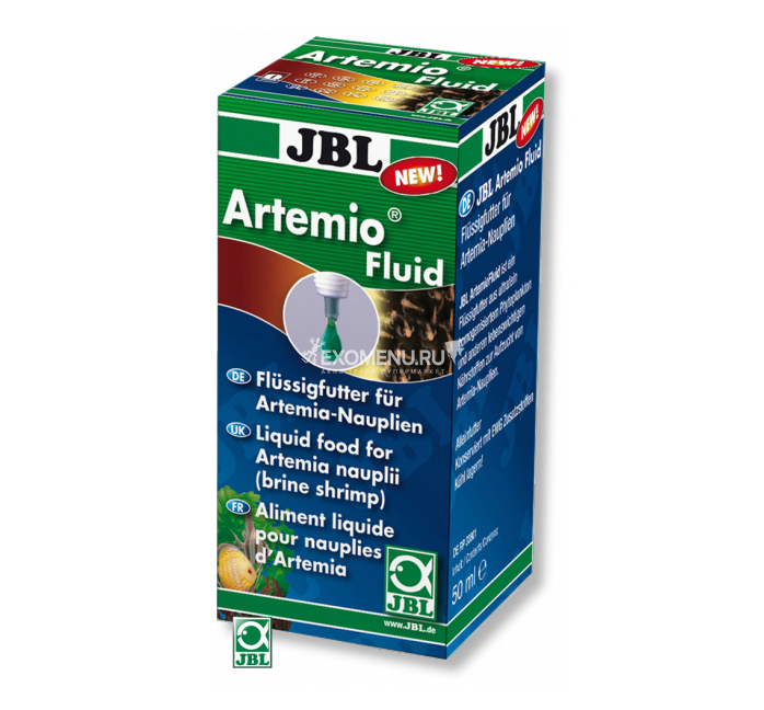 JBL ArtemioFluid 50 мл - Жидкий корм для науплий артемии