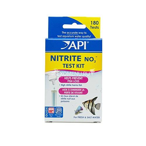 Тест нитрит (NO2) API Nitrite Test Kit, прес/море