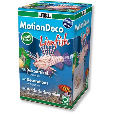 JBL MotionDeco Lionfish - Подвижная декоративная фигурка крылатки для аквариума, 12х9 см