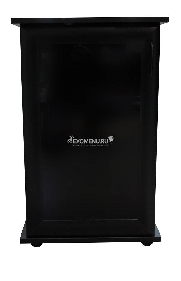 Подставка Aqua Plus МДФ 450х475х720 мм, черная, 1 дверка