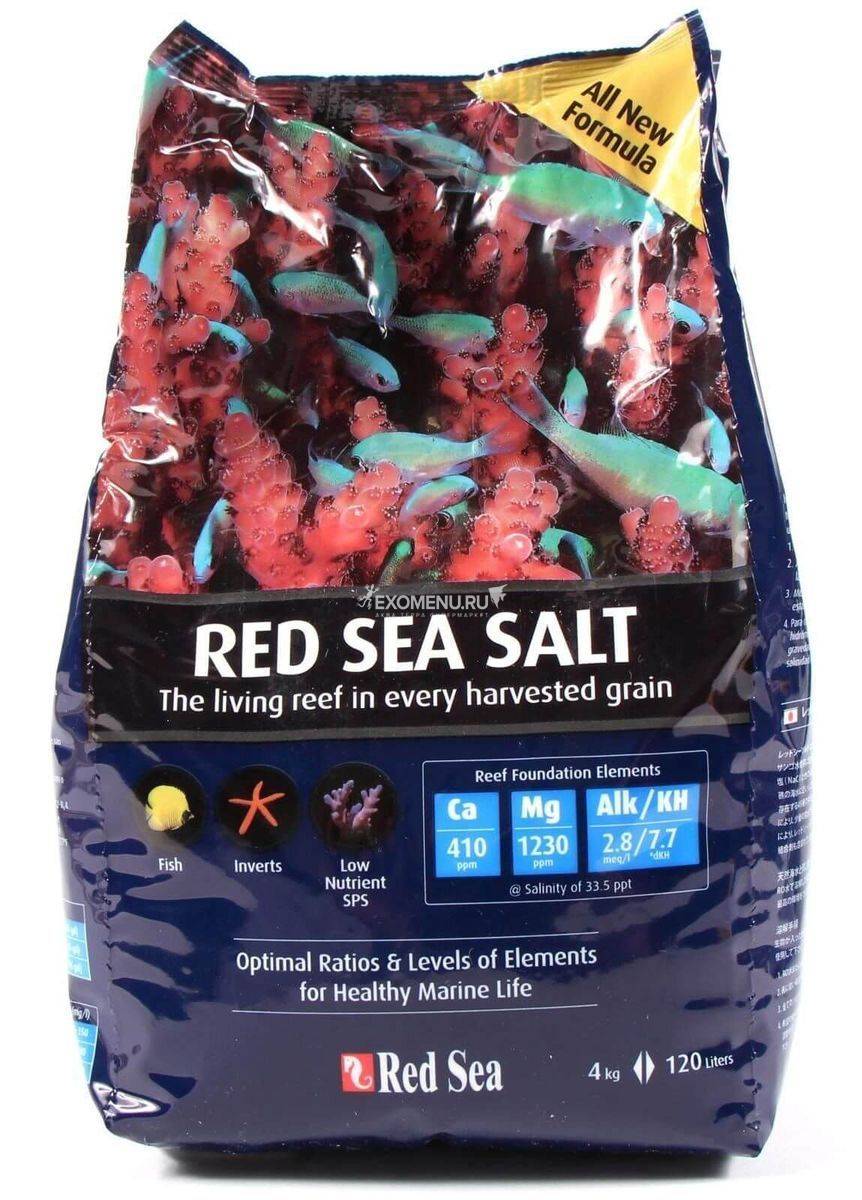 Соль морская Red Sea 4кг на 120л