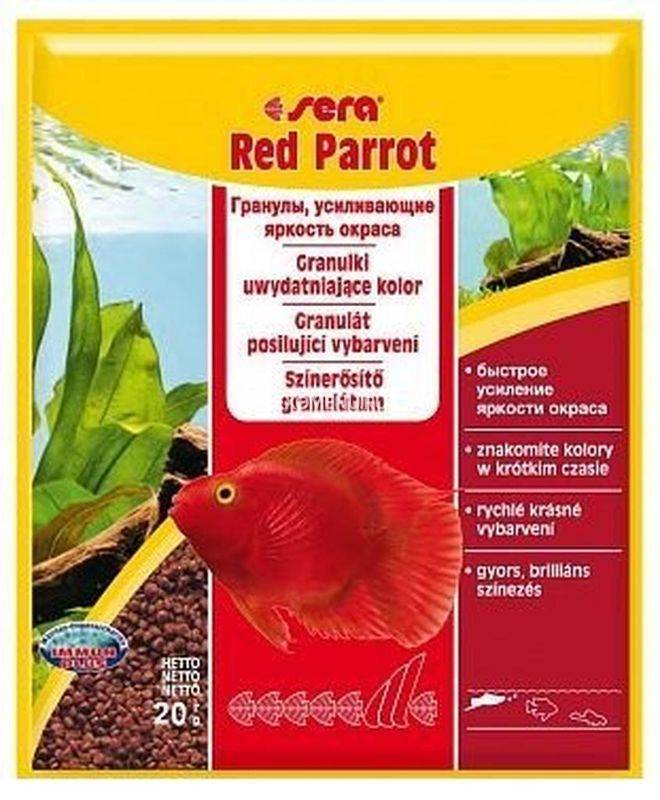 Корм для рыб SERA RED PARROT пакет 20 г