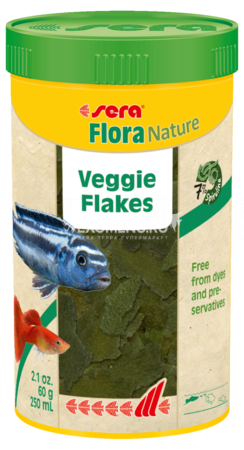 Корм для рыб Sera Flora Nature 250 мл (60 г)