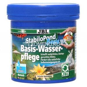 JBL StabiloPond Basis - Препарат для стабилизации параметров воды в садовых прудах, 250 г, на 2500 л