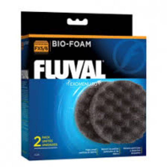 Губка для механической и биологической очистки для  фильтров FLUVAL FX5/FX6, 2 шт/упак.