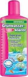 Dennerle Green Water Cleaner - Эффективное средство для борьбы с плавающими водорослями в садовом пруду, 1000 мл
