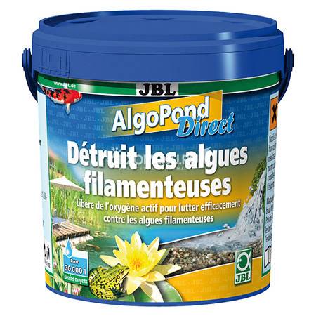 JBL AlgoPond Direct - Препарат с активным кислородом для борьбы с нитчатыми водорослями в садовых прудах, 1 кг, на 30000 л