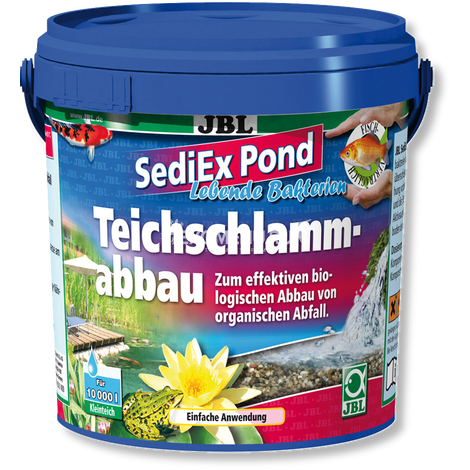 JBL SediEx Pond - Бактерии и активный кислород для расщепления ила, 1 кг, на 10000 л