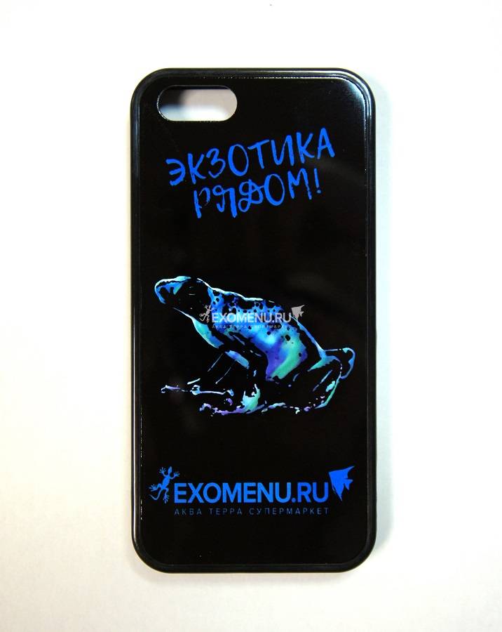 Чехол противоударный силиконовый Лягушка для смартфона iPhone 5/5S/SE