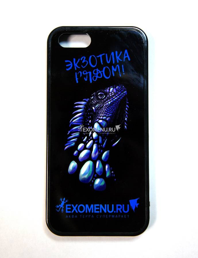Чехол противоударный силиконовый Игуана для смартфона iPhone 5/5S/SE