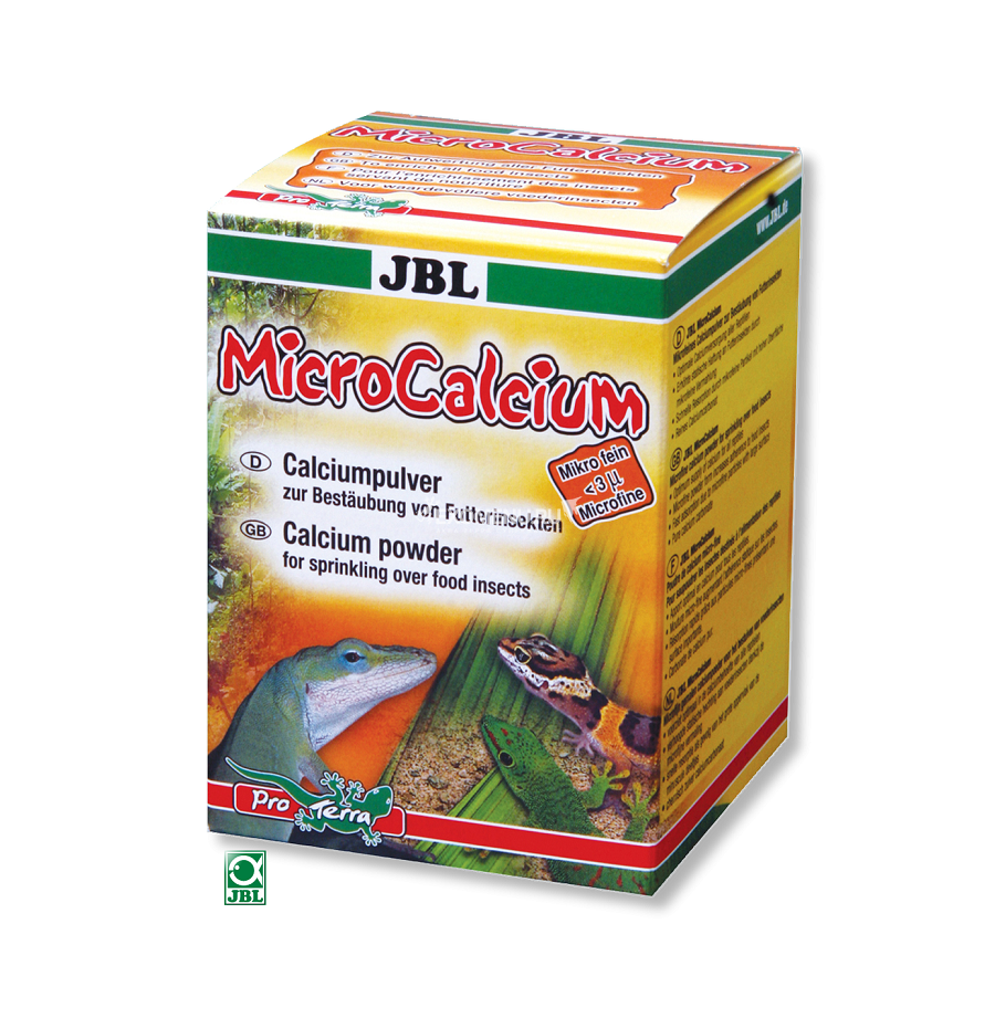 JBL MicroCalcium - Кальциевый порошок для опыления кормовых насекомых, 100 г.